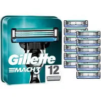Gillette Scheermesjes Mach 3 12 Stuks