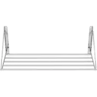 Royal Catering Wandplank - inklapbaar - 100 x 45 cm - 40 kg - roestvrij staal