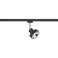 BES LED LED Railverlichting - Track Spot - Trion Dual Leonida - 2 Fase - GU10 Fitting - Rond - Mat Zwart - Aluminium