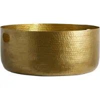 Nordal A/S LAIKA rond dienblad, L - goud