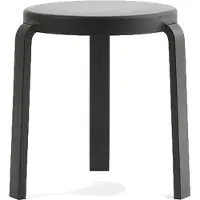 Normann Copenhagen Tap Kruk Black Oak|Black