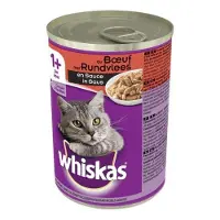 Whiskas - Rund in Saus in Blik - 6x400g
