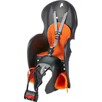 Prophete - Kinderzitje voor achterop fiets - Fietszitje grijs/oranje