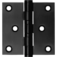 Axa kogellagerscharnier zwart 76x76mm RVS