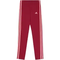 Adidas Legging Kinderen Essentials 3-Stripes Leggings Rood - Maat 140cm