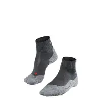 Falke TK5 Short anti-blaar dun wol functioneel materiaal wandelsokken heren grijs - maat 42-43