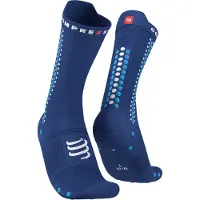 Compressport Paar Compressport Pro Racing Socks v4.0 Bike Blue || Maat: 35-38
