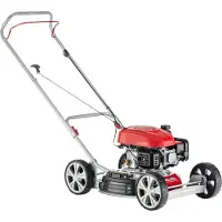 Al-Ko Silver 468 P-A 119836: Grasmaaier met duwstang, 4-takt benzinemotor, 46 cm maaibreedte, mulchmaaier, grasopvang aan de zijkant