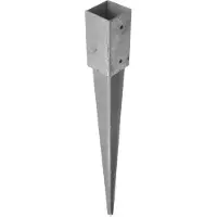 Toolstation Paalhouder met punt 91x91x900mm