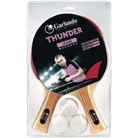 Garlando Thunder Tafeltennis Set - 2 Bats en 3 Pingpongballen