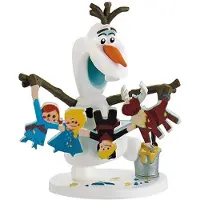 BULLYLAND Frozen Olaf's Adventure taart topper decoratie 7 cm.