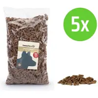 Beeztees gerookte kluifjes - 1400 gram voordeelzak - hondensnack - 5 Verpakkingen