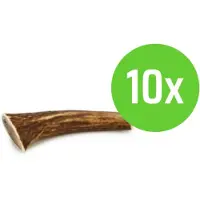 Beeztees Hertengewei - Hondensnack - S - ca 60 gram - hondensnack - 10 Stuks
