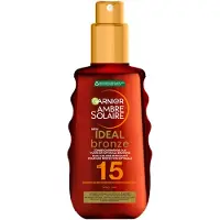 Garnier 3x Ambre Solaire Ideal Bronze Beschermende Zonneolie Spf 15 150 Ml
