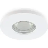 Groenovatie Inbouwspot Rond, Vast, Waterdicht Ip44, Gu10 Fitting, Mat Wit