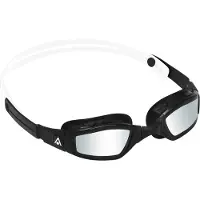 Aqua sphere Ninja Swim Goggles Black / White - Silver Mirror Lenses