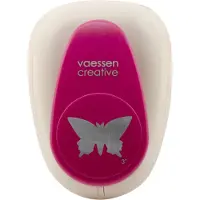 Vaessen creative Pons - Figuurpons - Vlinder - 4,2 x 7 cm