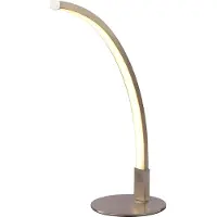 LumenXL Design tafellamp Finn met geïntegreerde LED - chrome
