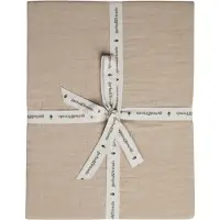 Garbo&Friends Olive Muslin Hoeslaken 140x200 Cm - Onderlakens Katoenen Mousseline Beige - GF150032-080-214GL