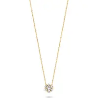 Blush 14 karaats geelgouden collier bolletje