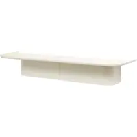 HAY Korpus 7 hooks wandplank L Cream