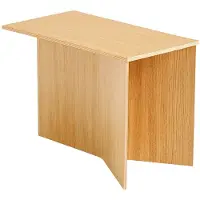HAY Bijzettafel Slit Wood Water-Based Lacquered Oak Oblong L49,3 x W27,5 x H35,5 cm