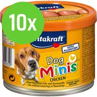 Vitakraft Dog Minis Kip Hondenworstjes 12 Stuks - hondensnack - 10 Verpakkingen