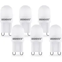 Groenovatie G9 Led Lamp 1w Extra Klein Warm Wit 6-pack