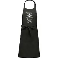 Kariban mijncadeautje - luxe keuken- barbecueschort - Niemand is perfect - 1957 - chique grijs