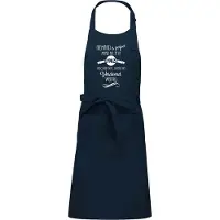 Kariban mijncadeautje - luxe keuken- barbecueschort - Niemand is perfect - 1962 - navy blauw