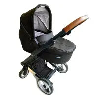 Mutsy - IGO - kinderwagen - Onderstel: Heritage Green Blue I2 - Reiswieg: IGO Midnight