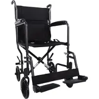 Aidapt transport rolstoel - aluminium - compact - hammerd effect