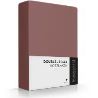 Romanette Hoeslaken Taupe (Double Jersey)-2-persoons (140/150 x 200/210/220 cm)