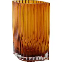 AYTM Folium vaas 25 cm Amber