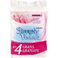 Gillette Venus Simly 3 - Wegwerpscheermesjes 8+4 stuks