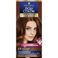 Schwarzkopf Poly Color Haarverf Creme - 77 Kastanje