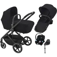 Cybex Kinderwagen Balios S 2 in 1 Deep Black Frame Black