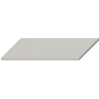 Fontana wastafel toppaneel 100x46cm lichgrijs
