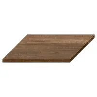 Fontana wastafel toppaneel 60x46cm donker eiken