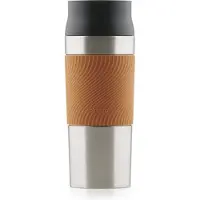 Blumtal Thermosbeker Classic - Lekvrij, BPA-Vrij en Vaatwasserbestendig - Hoge Kwaliteit Thermosfles met Quick-Press Sluiting - Travel Mug 350 ml - Pumpkin Spice - Bruin