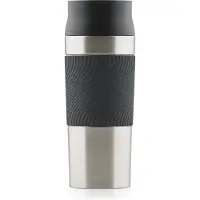 Blumtal Thermosbeker Classic - Lekvrij, BPA-Vrij en Vaatwasserbestendig - Hoge Kwaliteit Thermosfles met Quick-Press Sluiting - Travel Mug 500 ml - Zwart