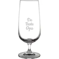 Fusion Gegraveerde bierglas op voet 41cl De Beste Opa