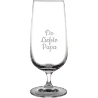 Fusion Gegraveerde bierglas op voet 41cl De Liefste Papa