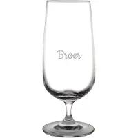 Fusion Gegraveerde bierglas op voet 41cl Broer