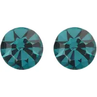 Biba Oorbellen met Swarovski Steentje Blue Zirkon