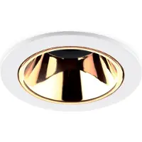 Groenovatie LED Inbouwspot 5W CREE - Rond - Kantelbaar - Dimbaar - Wit/Koper