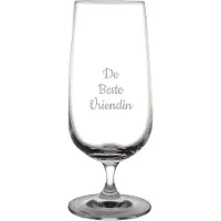 Fusion Gegraveerde bierglas op voet 41cl De Beste Vriendin