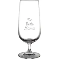 Fusion Gegraveerde bierglas op voet 41cl De Beste Mama