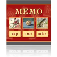 Memo spel - Aap, Noot, Mies