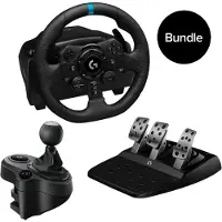 Logitech - G923 Racing Wheel and Pedals & - Driving Force Shifter for PS5, PS4 and PC - USB - Bundle